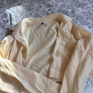 H&M Off-White Collared Shirt
